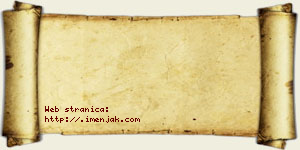 Vera Jaćimović vizit kartica